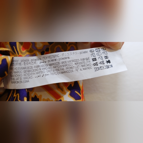 Zara Paisley Print Button-Up Blouse XS - Picture 6 of 6